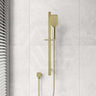 Bella Vista Cresta Square Single Shower Rail with Handheld Set Universal Inlet Variant Colour Available
