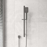 Bella Vista Cresta Square Single Shower Rail with Handheld Set Universal Inlet Variant Colour Available