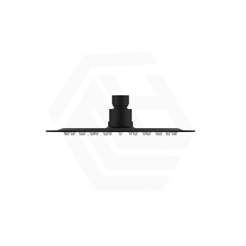 Matt Black Bella Vista Mica 250mm Round Shower Head Stainless Steel