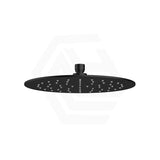 Matt Black Bella Vista Mica 250mm Round Shower Head Stainless Steel