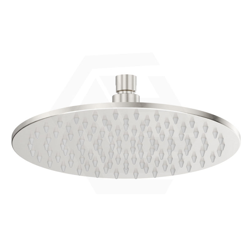 Bella Vista Mica 250mm Round Stainless Steel Shower Head 5mm Thick Colour Available