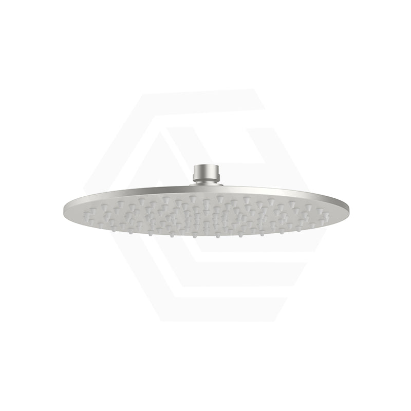Bella Vista Mica 250mm Round Stainless Steel Shower Head 5mm Thick Colour Available