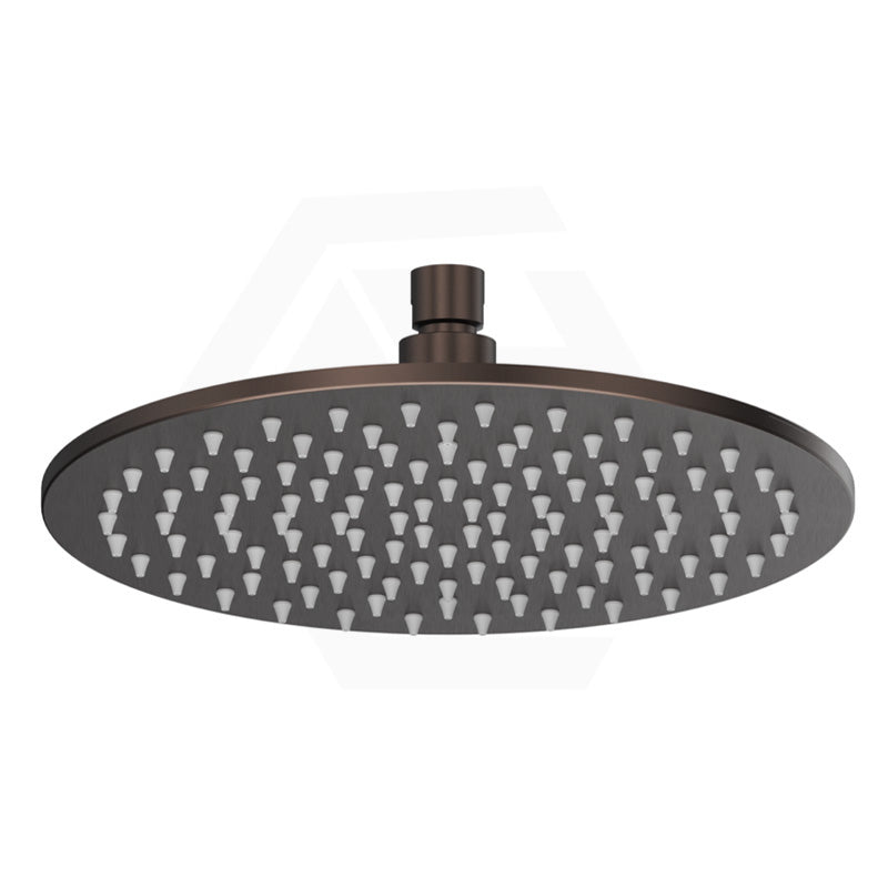Bella Vista Mica 250mm Round Stainless Steel Shower Head 5mm Thick Colour Available