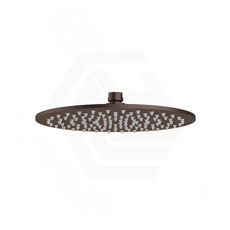 Bella Vista Mica 250mm Round Stainless Steel Shower Head 5mm Thick Colour Available