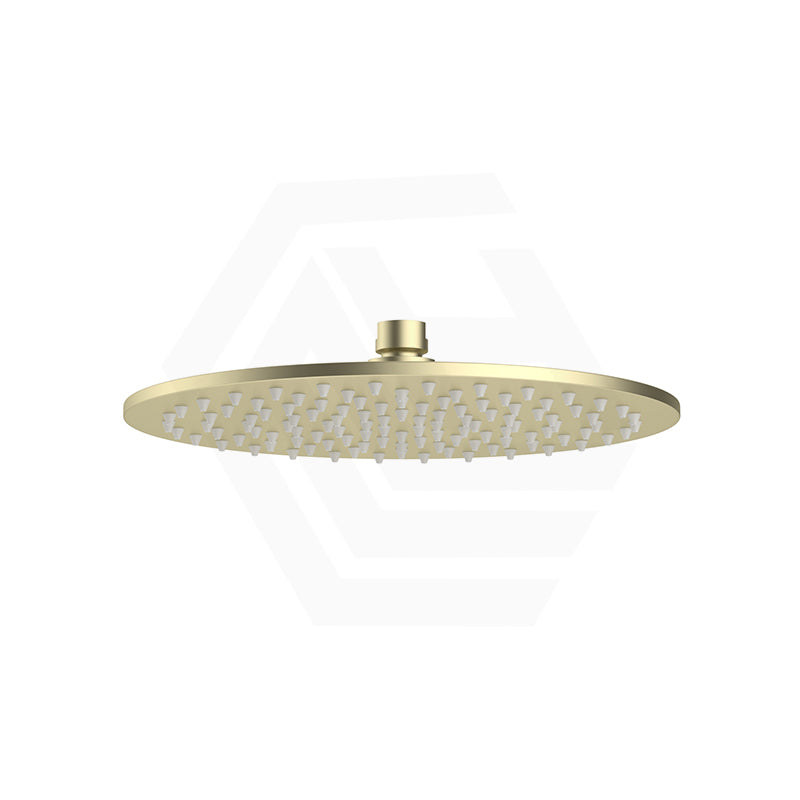 Bella Vista Mica 250mm Round Stainless Steel Shower Head 5mm Thick Colour Available