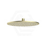 Bella Vista Mica 250mm Round Stainless Steel Shower Head 5mm Thick Colour Available