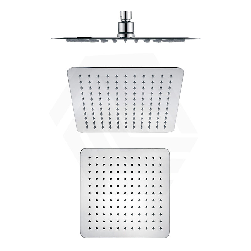 Bella Vista Cresta 250mm Square Stainless Steel Shower Head Variant Colour Avaliable