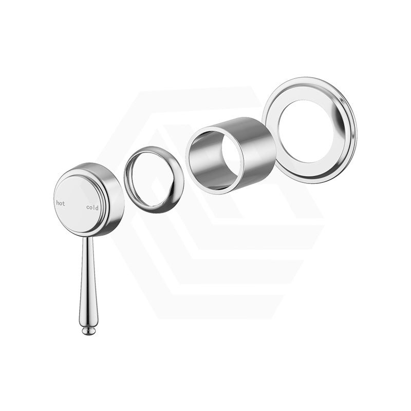 Bella Vista Mica Heritage Stainless Steel Shower/Bath Wall Mixer Trim Kits Only Variant Color Available