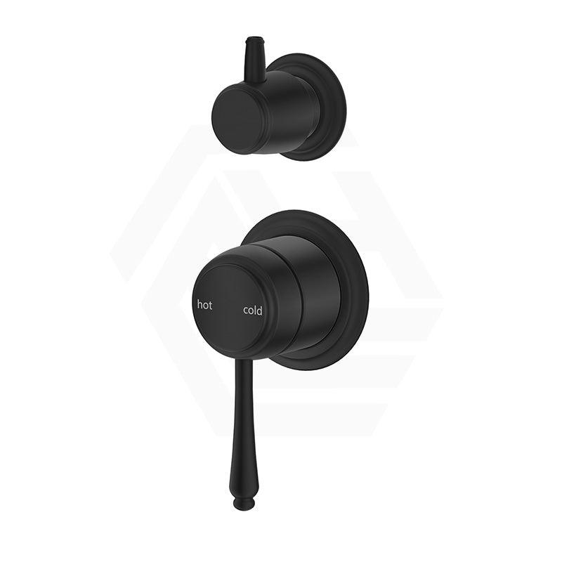 Bella Vista Mica Heritage Round Stainless Steel Wall Mixer with Diverter Variant Colour Available