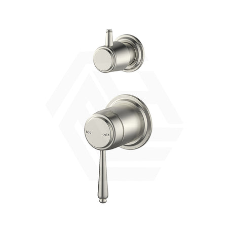 Bella Vista Mica Heritage Round Stainless Steel Wall Mixer with Diverter Variant Colour Available