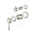 Bella Vista Mica Heritage Round Stainless Steel Wall Mixer with Diverter Trim Kit Only Variant Colour Available