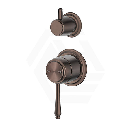 Bella Vista Mica Heritage Round Stainless Steel Wall Mixer with Diverter Variant Colour Available