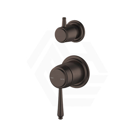 Bella Vista Mica Heritage Round Stainless Steel Wall Mixer with Diverter Variant Colour Available