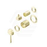 Bella Vista Mica Heritage Round Stainless Steel Wall Mixer with Diverter Variant Colour Available