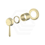 Bella Vista Mica Heritage Stainless Steel Shower/Bath Wall Mixer Trim Kits Only Variant Color Available
