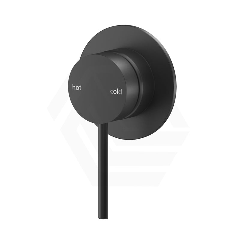 Bella Vista Mica Shower Wall Mixer Trim Kit Only Matt Black