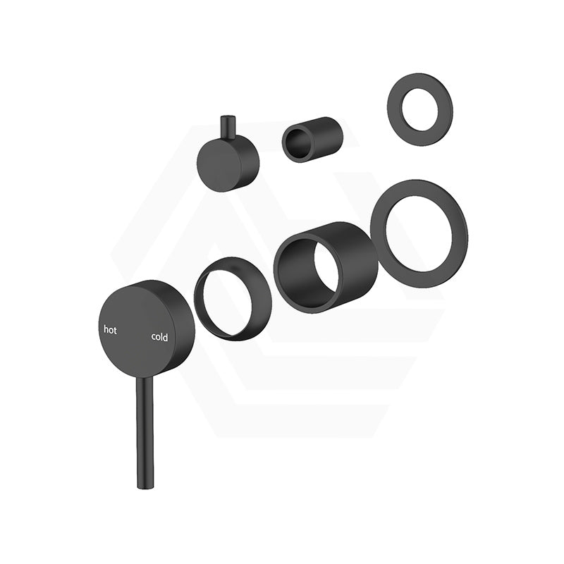 Bella Vista Mica Shower Wall Diverter Mixer Trim Kit Only with Separate Round Plates Variant Colour Available