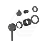 Bella Vista Mica Shower Wall Diverter Mixer Trim Kit Only with Separate Round Plates Variant Colour Available