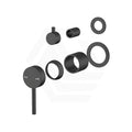 Bella Vista Mica Shower Wall Diverter Mixer Trim Kit Only with Separate Round Plates Variant Colour Available