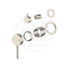 Bella Vista Mica Shower Wall Diverter Mixer Trim Kit Only with Separate Round Plates Variant Colour Available