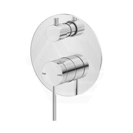 Bella Vista Mica Round Stainless Steel Shower Wall Diverter Mixer Chrome