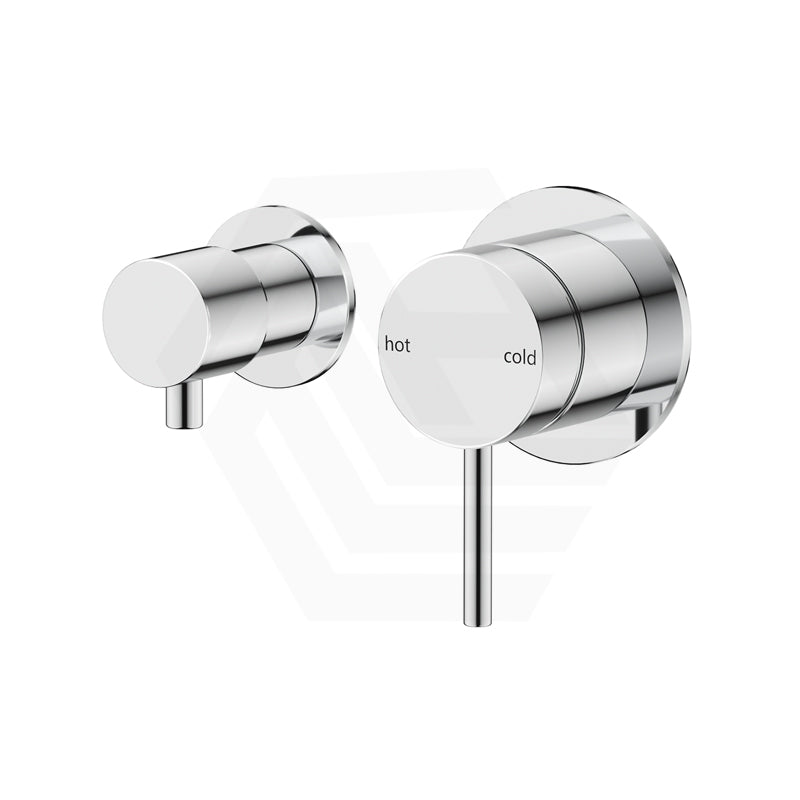 Bella Vista Mica Shower Wall Diverter Mixer Sideways Trim Kit Only Chrome