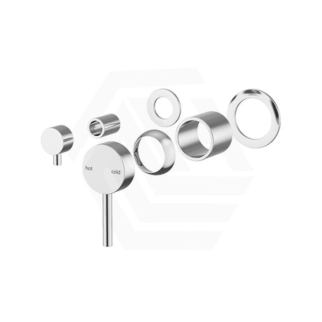 Bella Vista Mica Stainless Steel Shower Wall Diverter Mixer Sideways Variant Colour Available