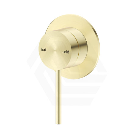 Bella Vista Mica Round Stainless Steel Shower Wall Mixer French Gold