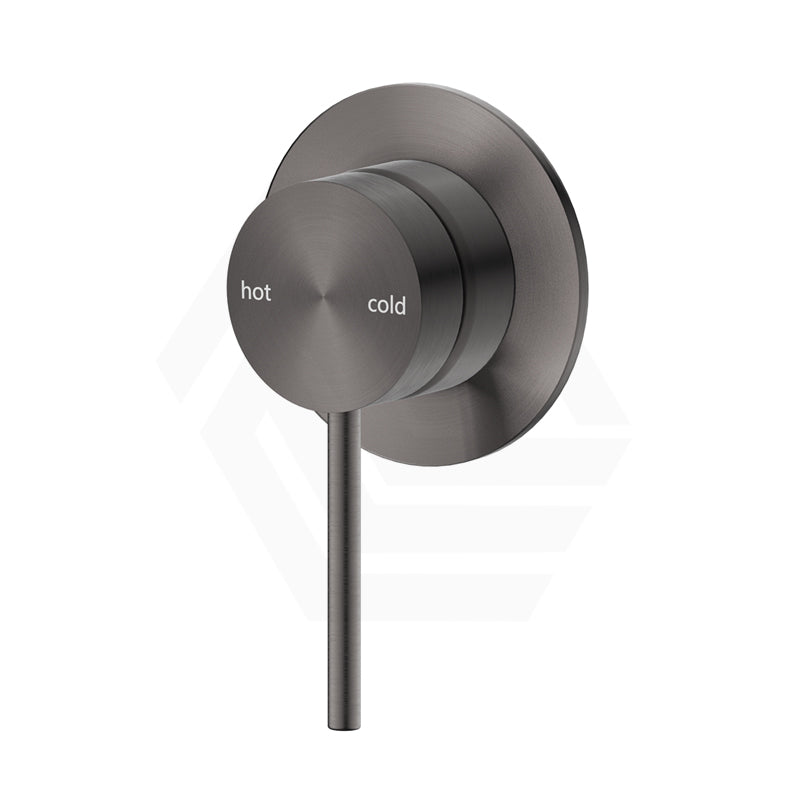Bella Vista Mica Shower Wall Mixer Trim Kit Only Gunmetal Grey