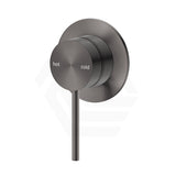 Bella Vista Mica Shower Wall Mixer Trim Kit Only Gunmetal Grey
