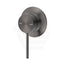 Bella Vista Mica Round Stainless Steel Shower Wall Mixer Gunmetal Grey