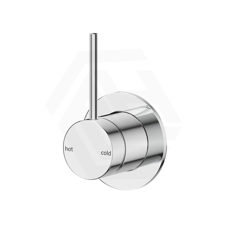 Bella Vista Mica Shower Wall Mixer Trim Kit Only with Upwards Handle Chrome