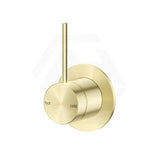 Bella Vista Mica Shower Wall Mixer Trim Kit Only with Upwards Handle Brushed Gold