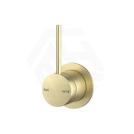 Bella Vista Mica Round Stainless Steel Shower Wall Mixer with Upwards Handle Variant Colour Available