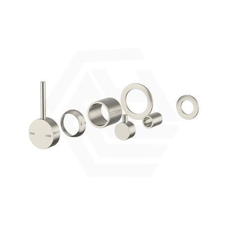 Bella Vista Mica Shower Wall Diverter Mixer Sideways Trim Kit Only with Upwards Handle Variant Colour Available