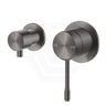M#6(Gunmetal-Grey) Bella Vista Mica Fluted Stainless Steel Shower Wall Mixer Diverter Set