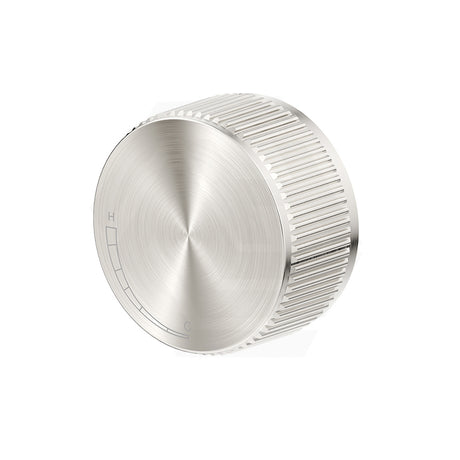 N#5(Nickel) Bella Vista Mica Fluted Round Stainless Steel Progressive Shower Mixer