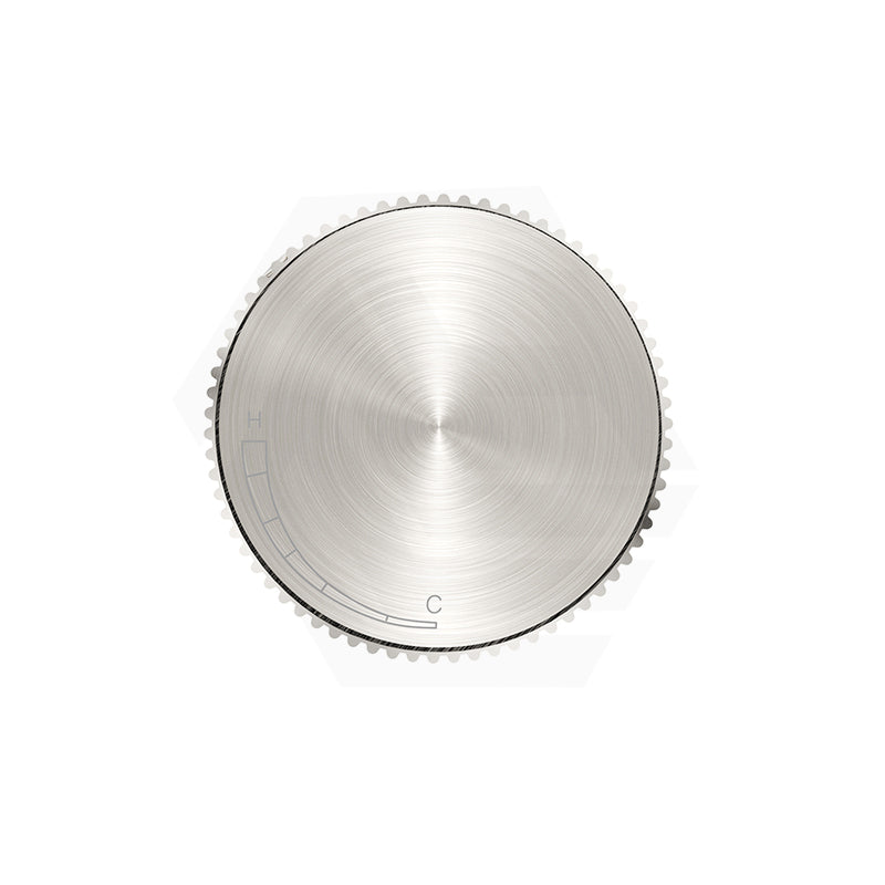 N#5(Nickel) Bella Vista Mica Fluted Round Stainless Steel Progressive Shower Mixer