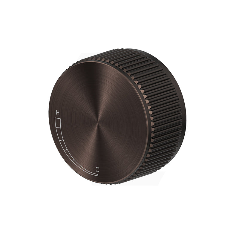 Dusk Bronze Bella Vista Mica Fluted Round Stainless Steel Progressive Shower Mixer