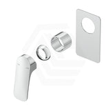 Bella Vista Kaza Rectangle Plate Brass Wall Mixer Trim Kits Only for Shower/Bath Variant Color Available