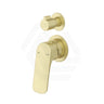 Bella Vista Kaza Round Brass Wall Mixer with Diverter Variant Colour Available