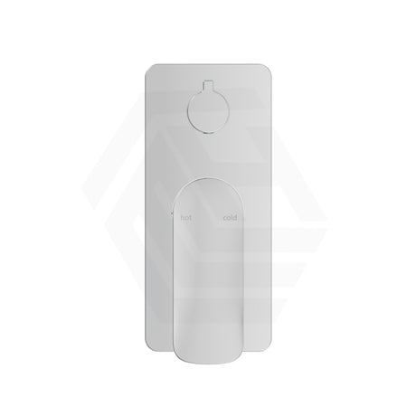 Bella Vista Kaza Brass Wall Mixer with Diverter Square Cover Plate In Various Colour
