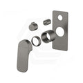 Bella Vista Kaza Rectangle Wall Mixer with Diverter Trim Kit Only Variant Colour Available
