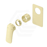 Bella Vista Kaza Rectangle Plate Brass Wall Mixer Trim Kits Only for Shower/Bath Variant Color Available