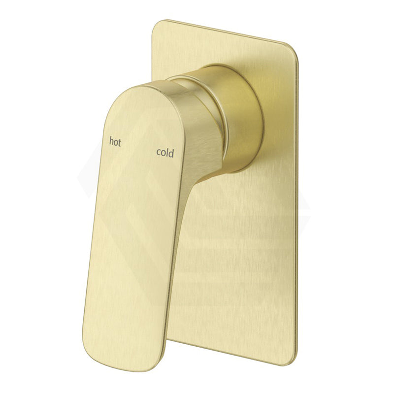 Bella Vista Kaza Rectangle Plate Brass Wall Mixer Trim Kits Only for Shower/Bath Variant Color Available