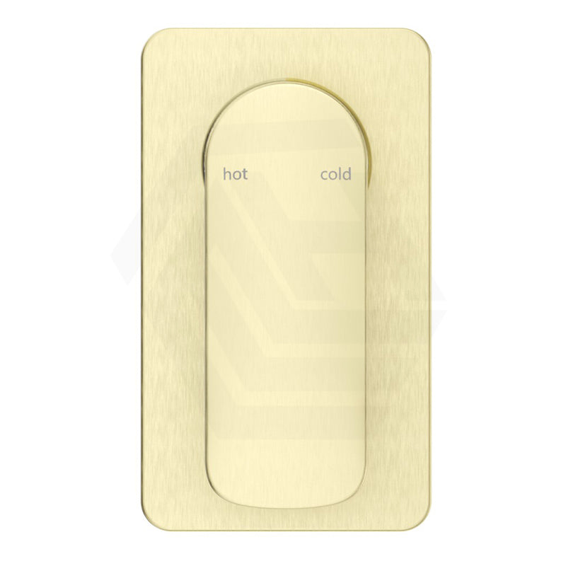 Bella Vista Kaza Rectangle Plate Brass Wall Mixer Trim Kits Only for Shower/Bath Variant Color Available