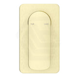 Bella Vista Kaza Rectangle Plate Brass Wall Mixer Trim Kits Only for Shower/Bath Variant Color Available