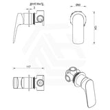 Bella Vista Kaza Round Brass Wall Mixer Variant Colour Available