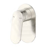 Bella Vista Lantra Oval Solid Brass Wall Mixer for Shower and Bath Available In Colours