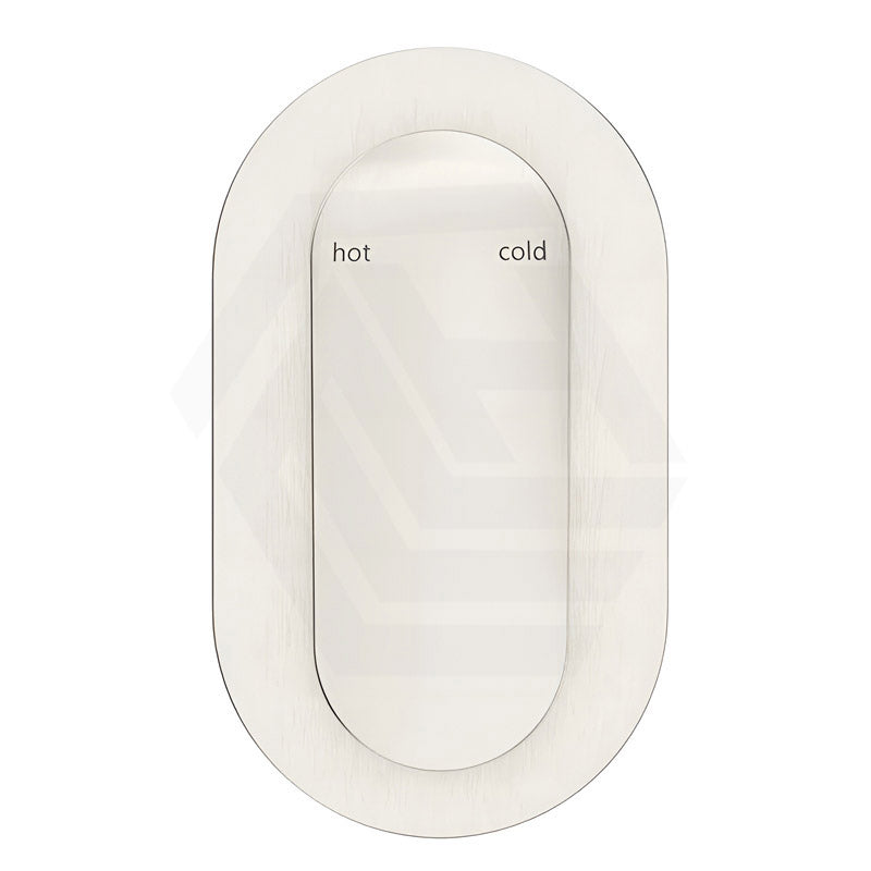 Bella Vista Lantra Oval Solid Brass Wall Mixer for Shower and Bath Available In Colours
